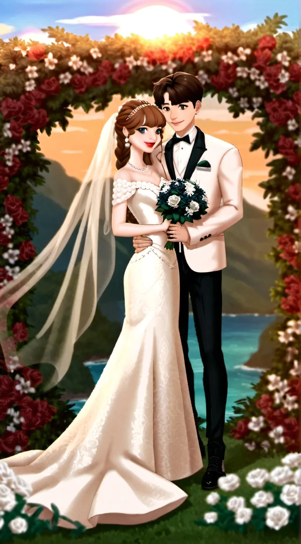 ai character: ocean 🌊💧💙 background