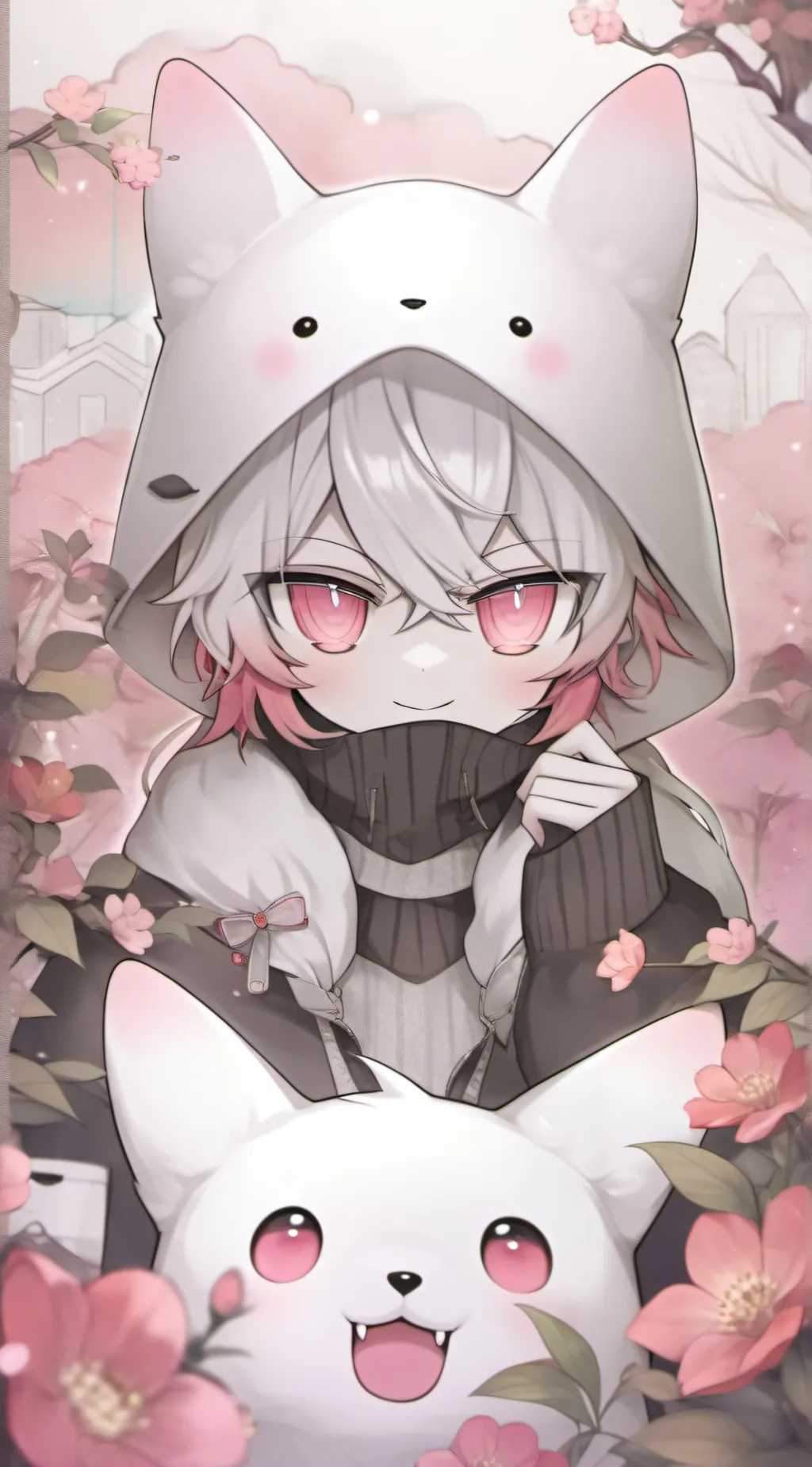 ai character: meow meow background