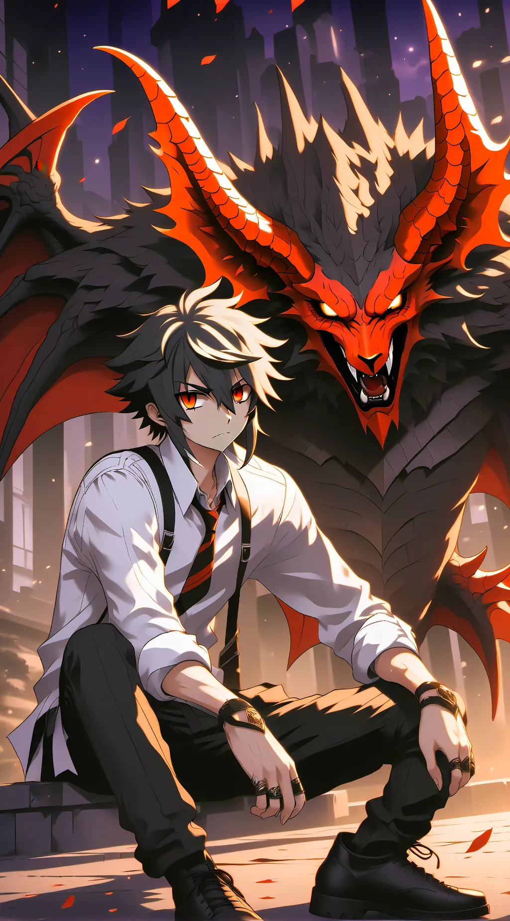 ai character: Lucifer background