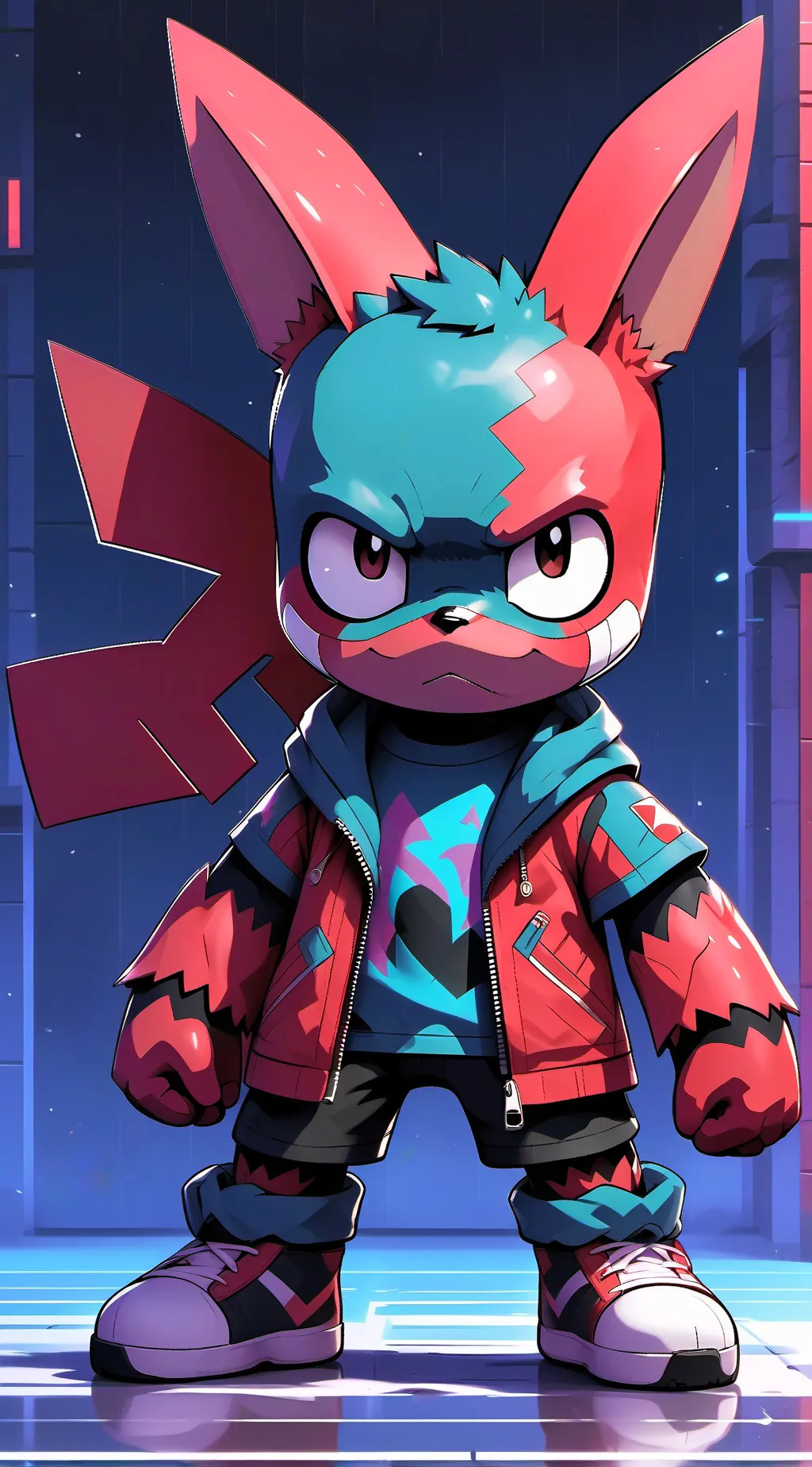 ai character: furry background