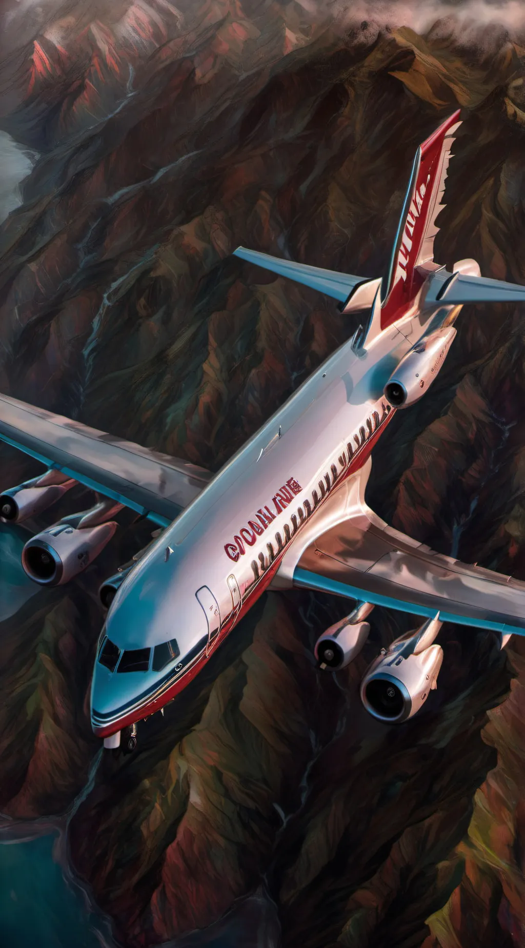 ai character: Flight 5390 background