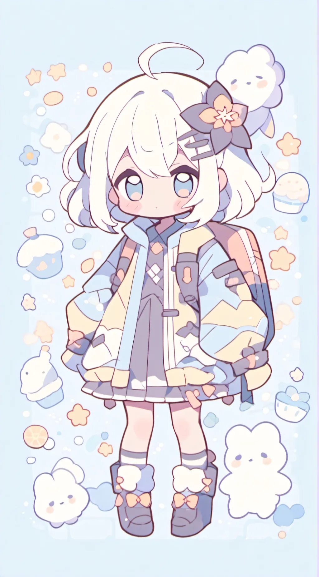 ai character: Bella the wolf🤮 background