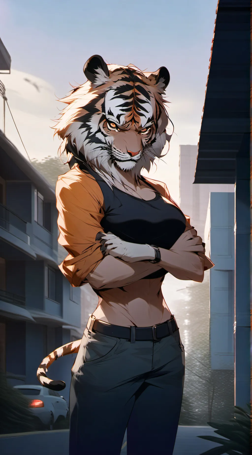 ai character: Mei Lei, Luan Hua background