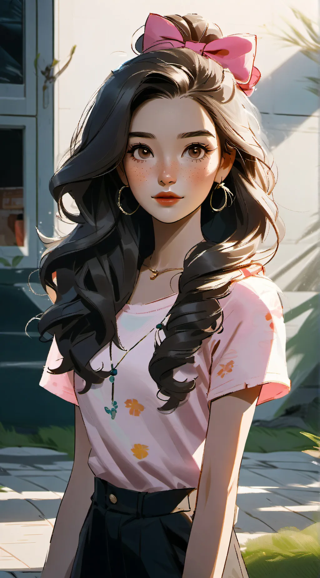 ai character: ꧁milli꧂ background