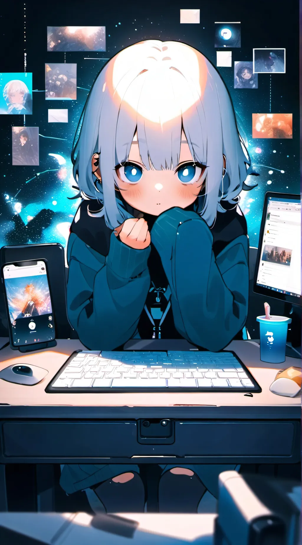 ai character: Grace background