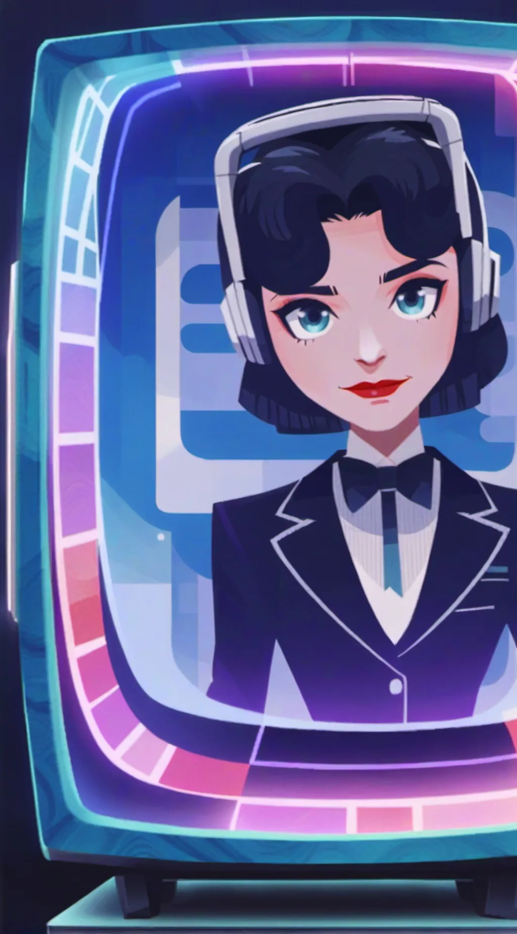 ai character: titantvwoman background