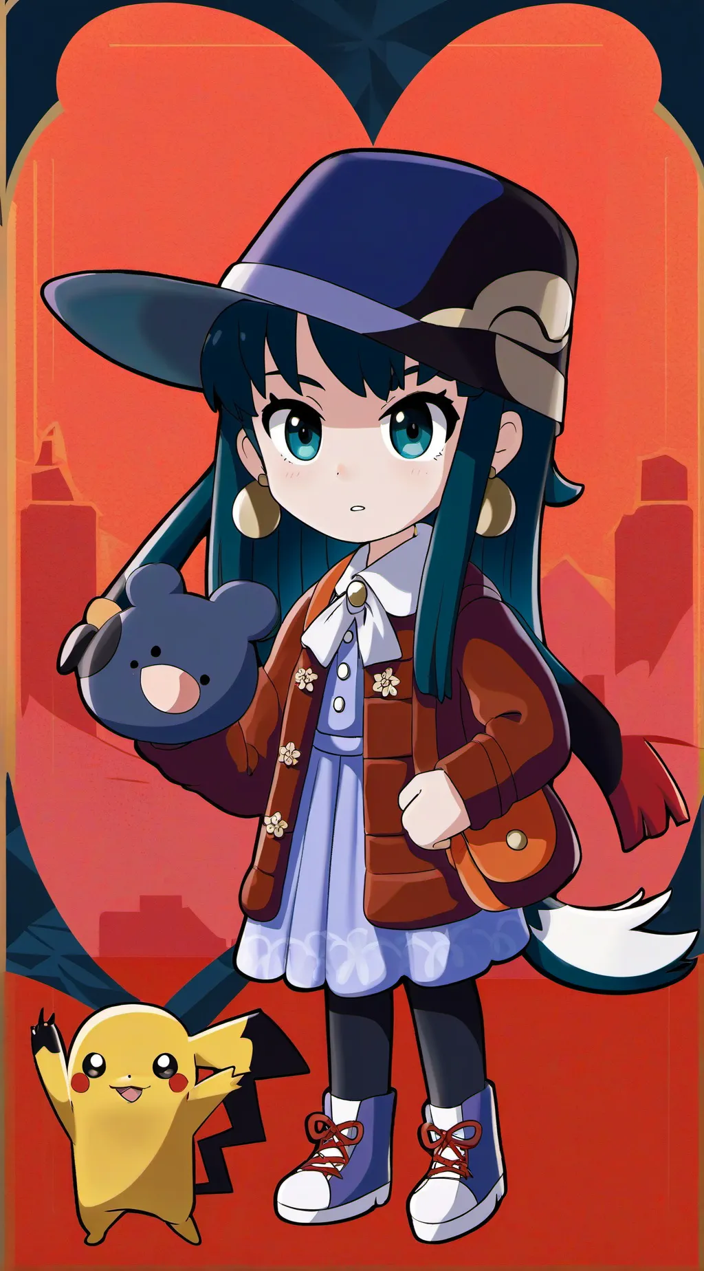 ai character: uppermoons meets.. background