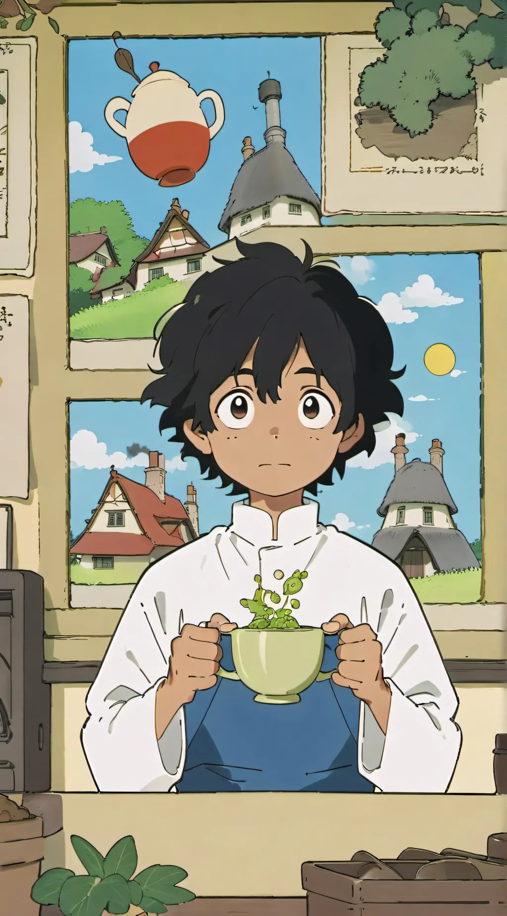 ai character: Micheal  background