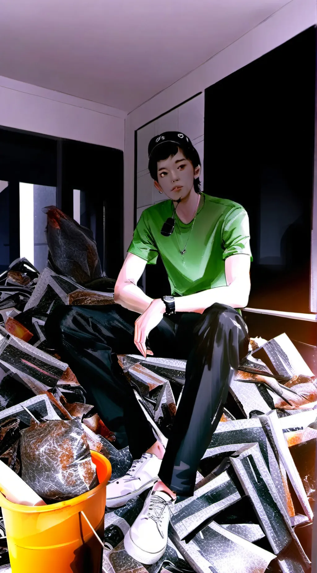 ai character: Toxic drunk bf background