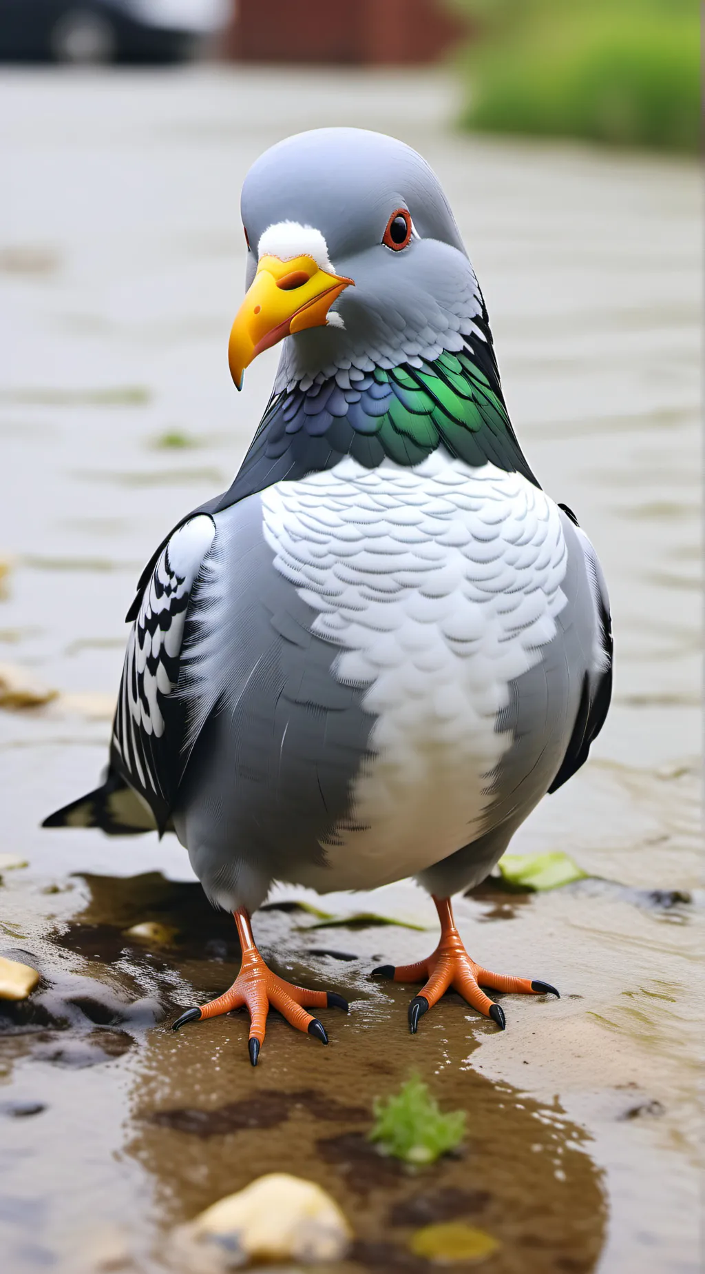 ai character: Roblox pigeon background