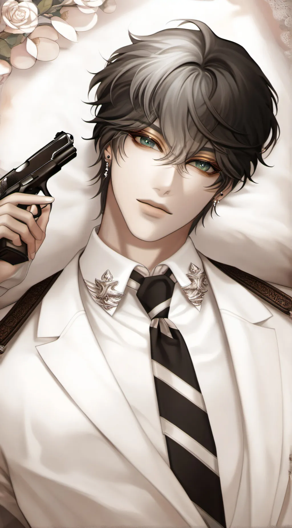 ai character: Leonardo  background