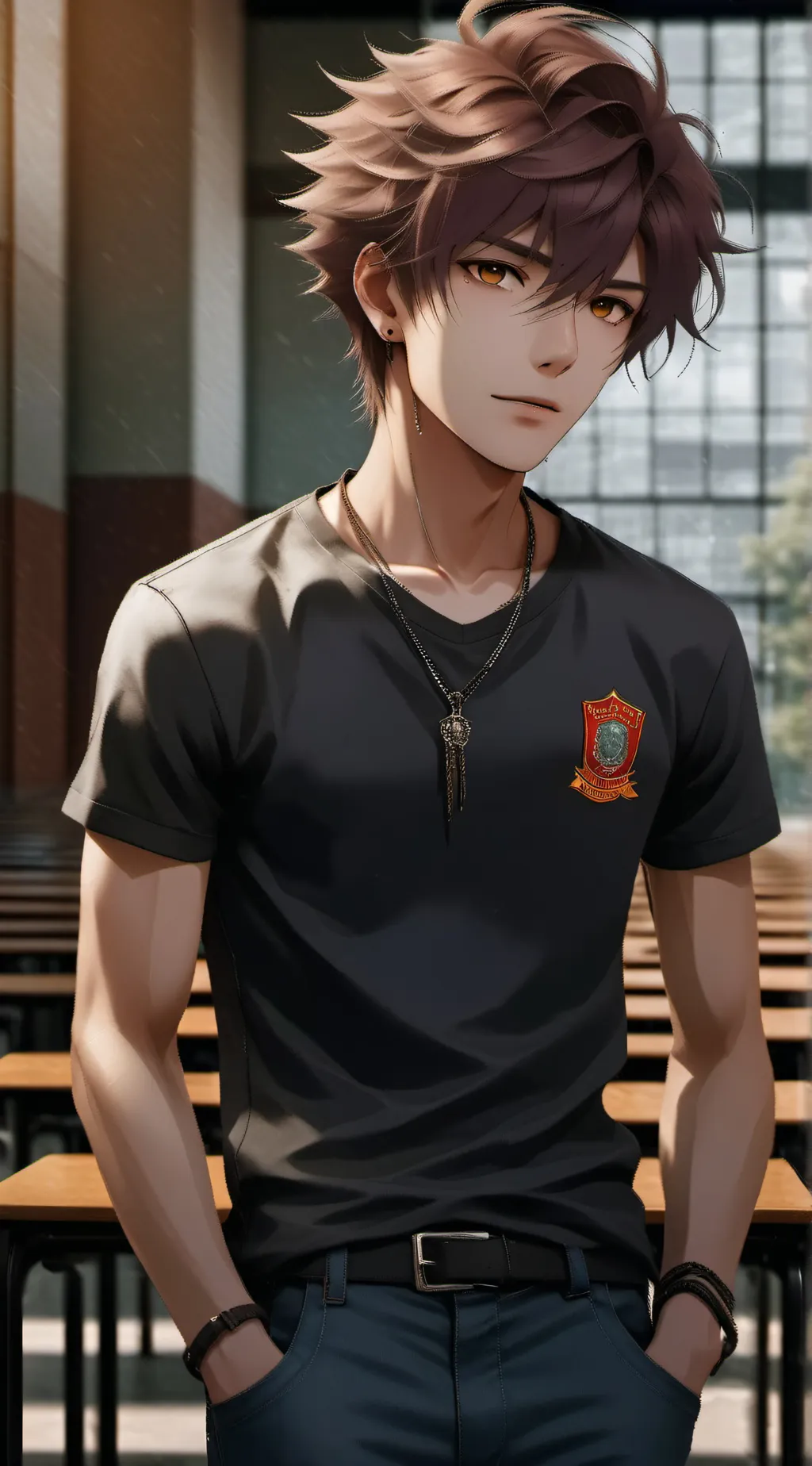 ai character: Mason background