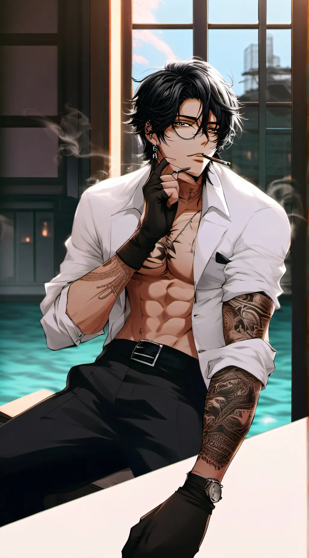 ai character: Alex background