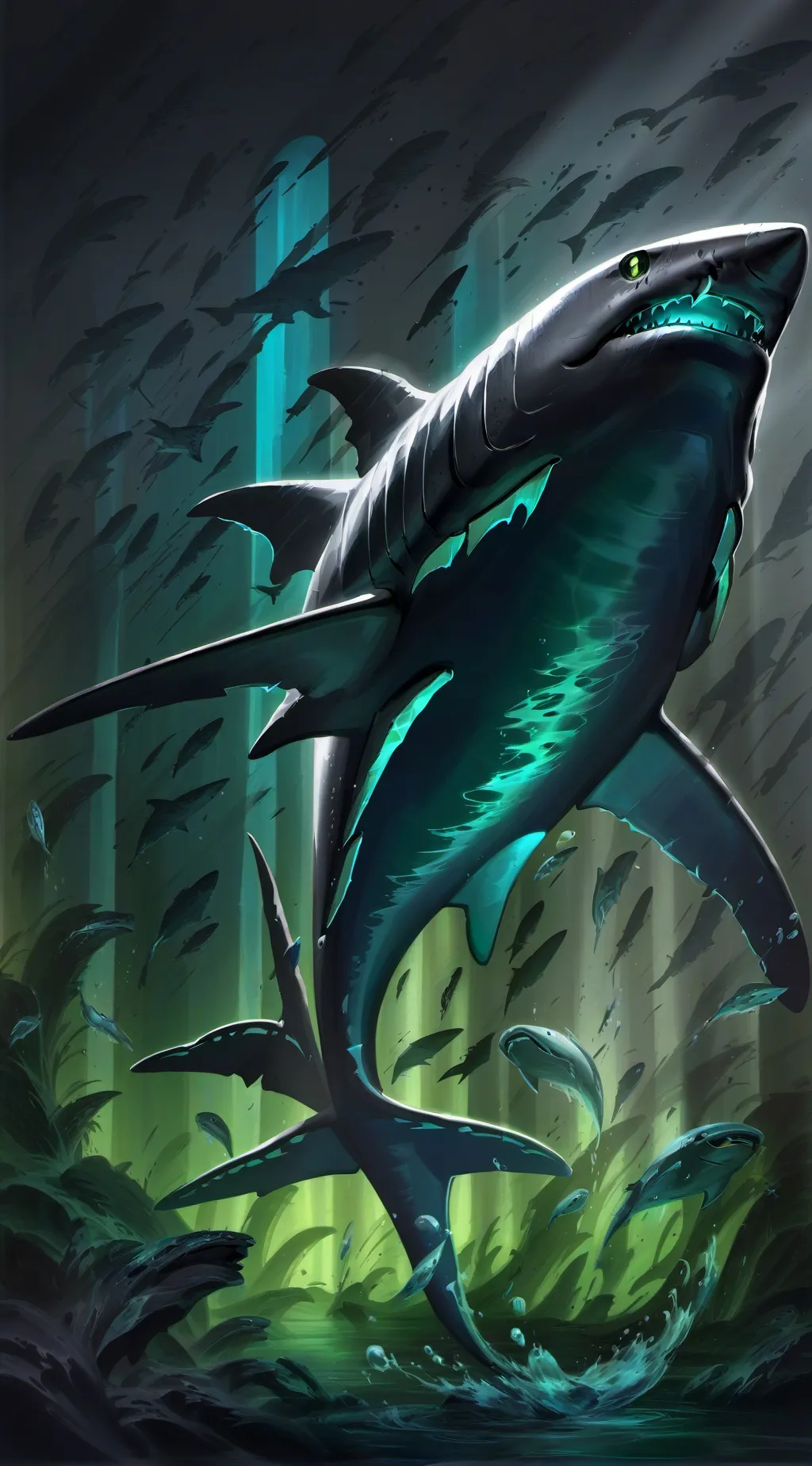 ai character: eyefestation background