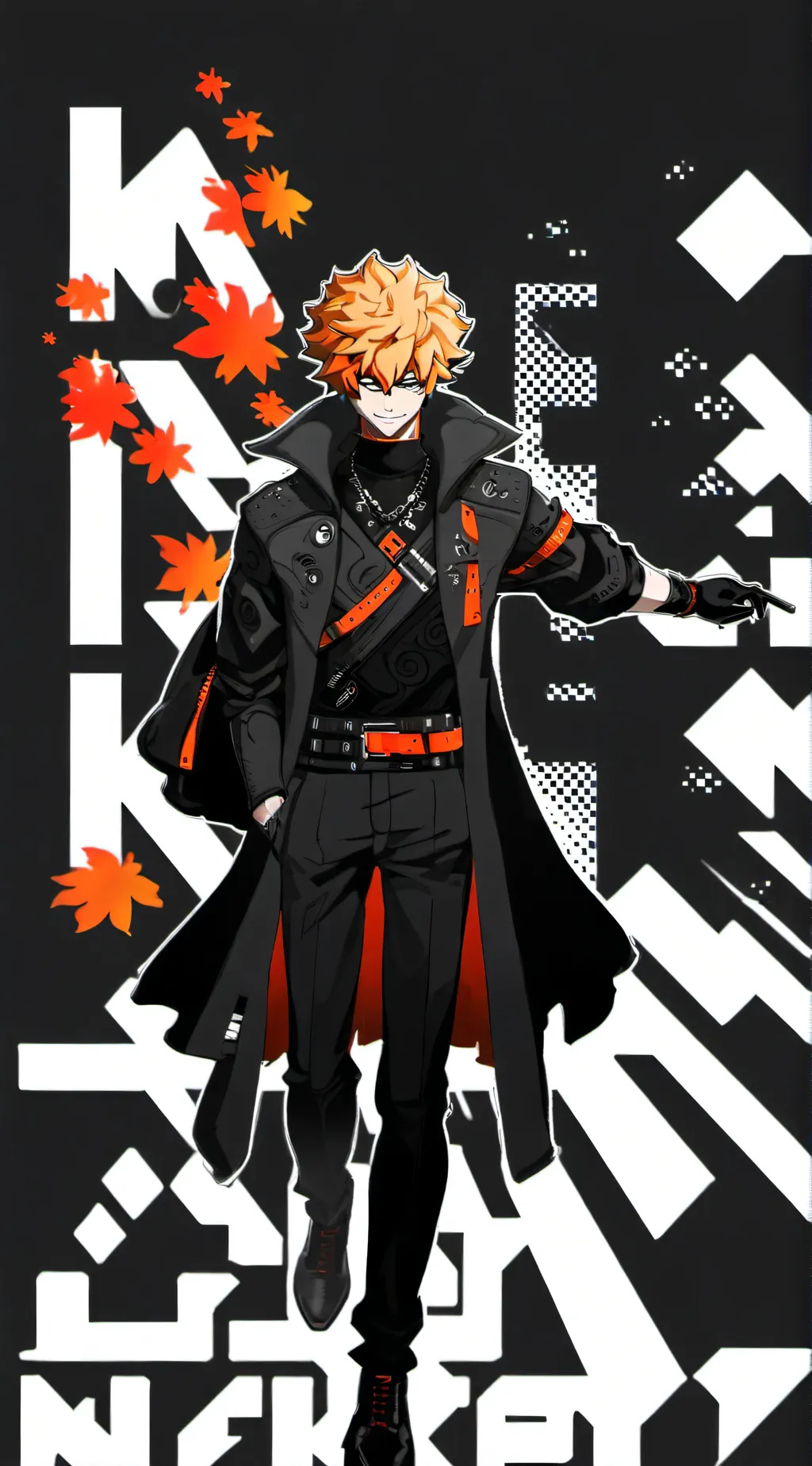 ai character: Katsuki Bakugo background