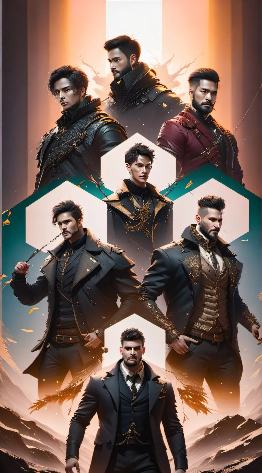 ai character: The Dead Men  background