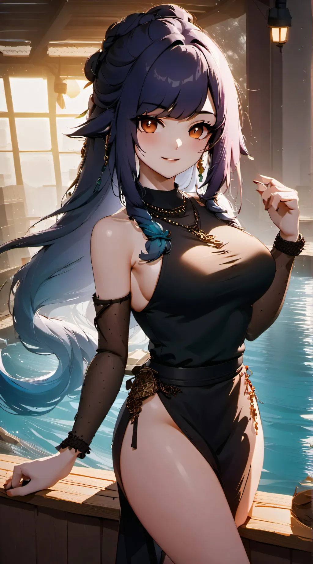 ai character: Aria background