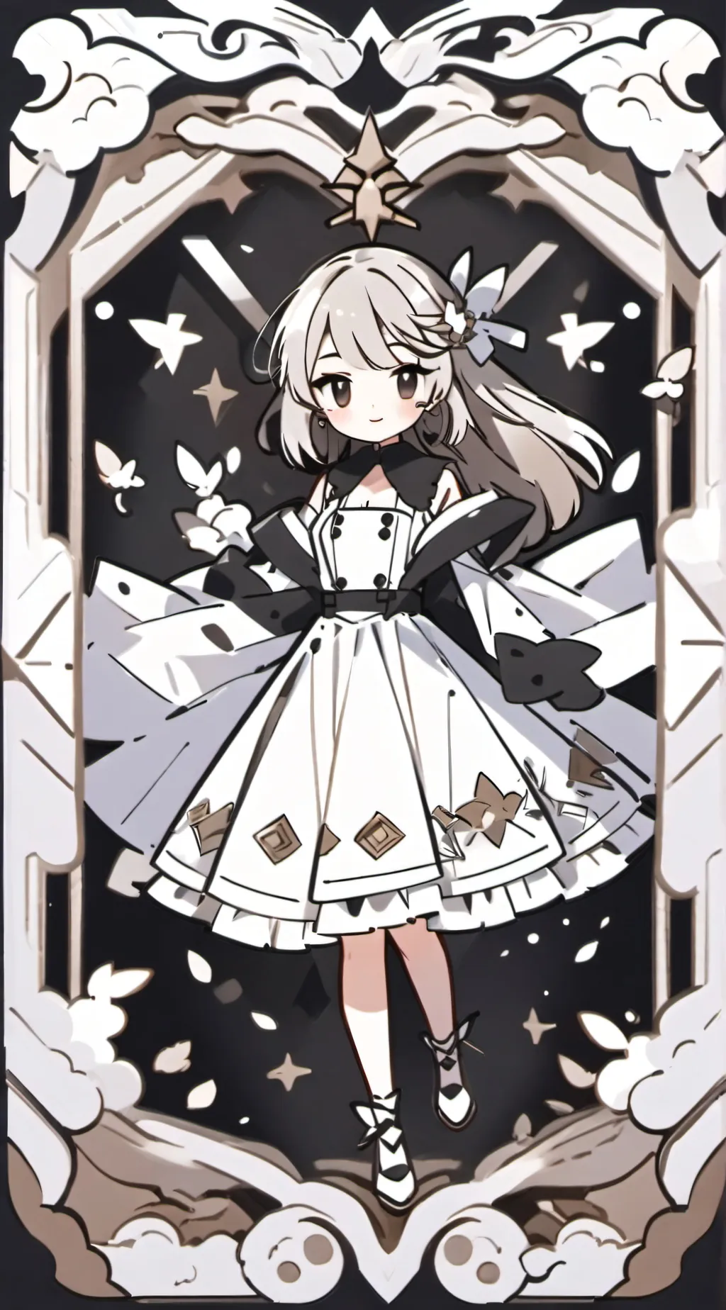 ai character: FPE in the pool☆ background