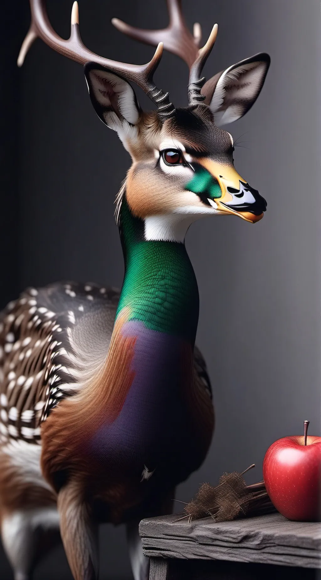 ai character: Radio apple! background