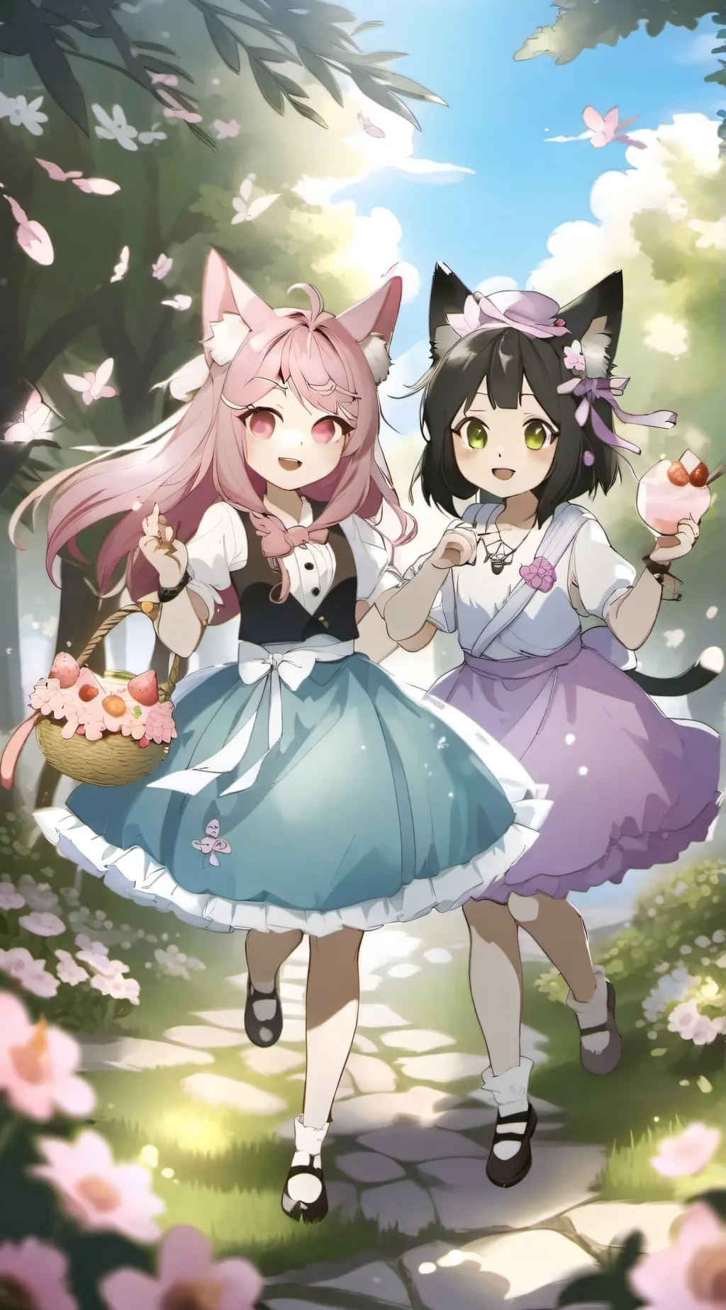 ai character: Widow and Taffy background