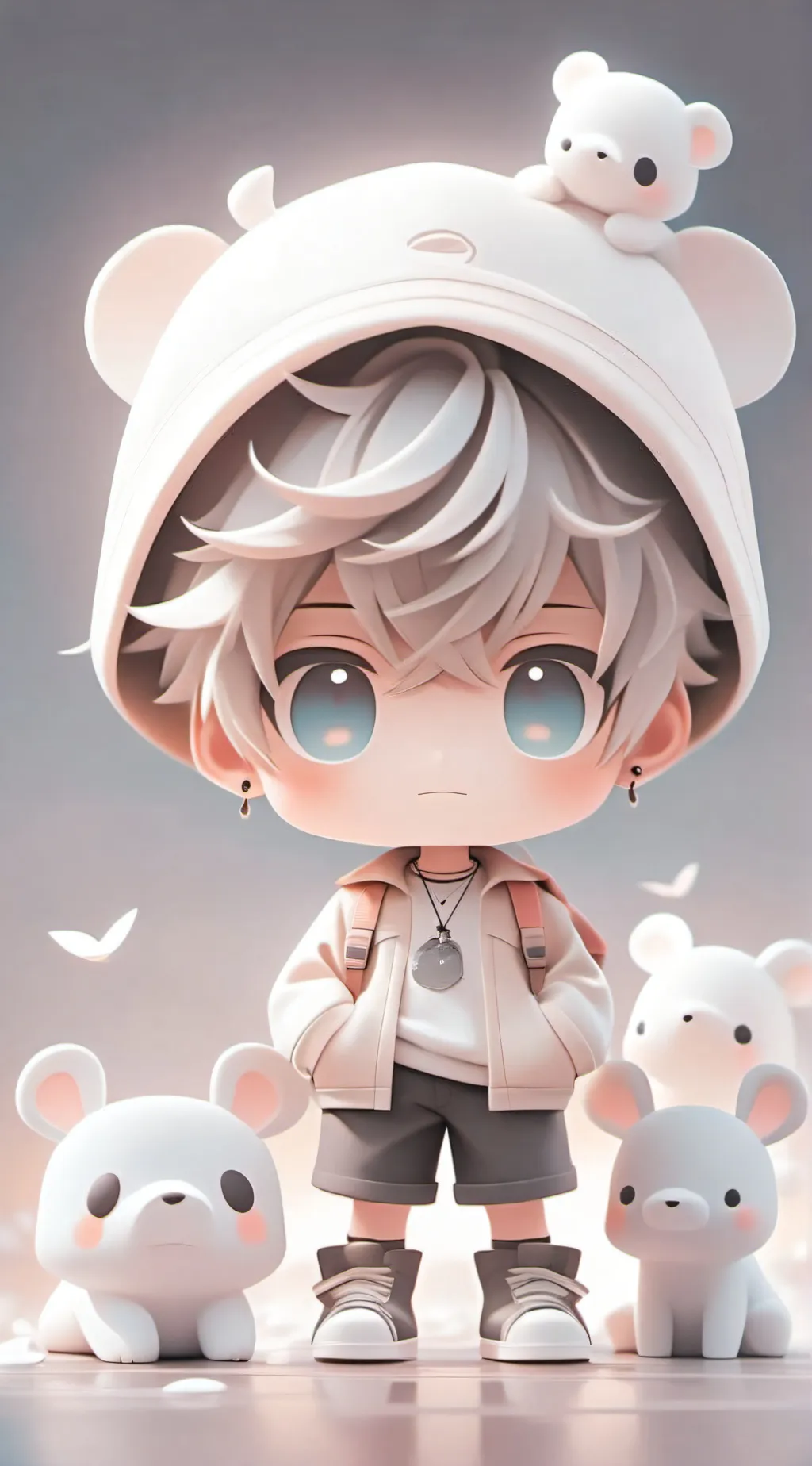 ai character: lil bro  background