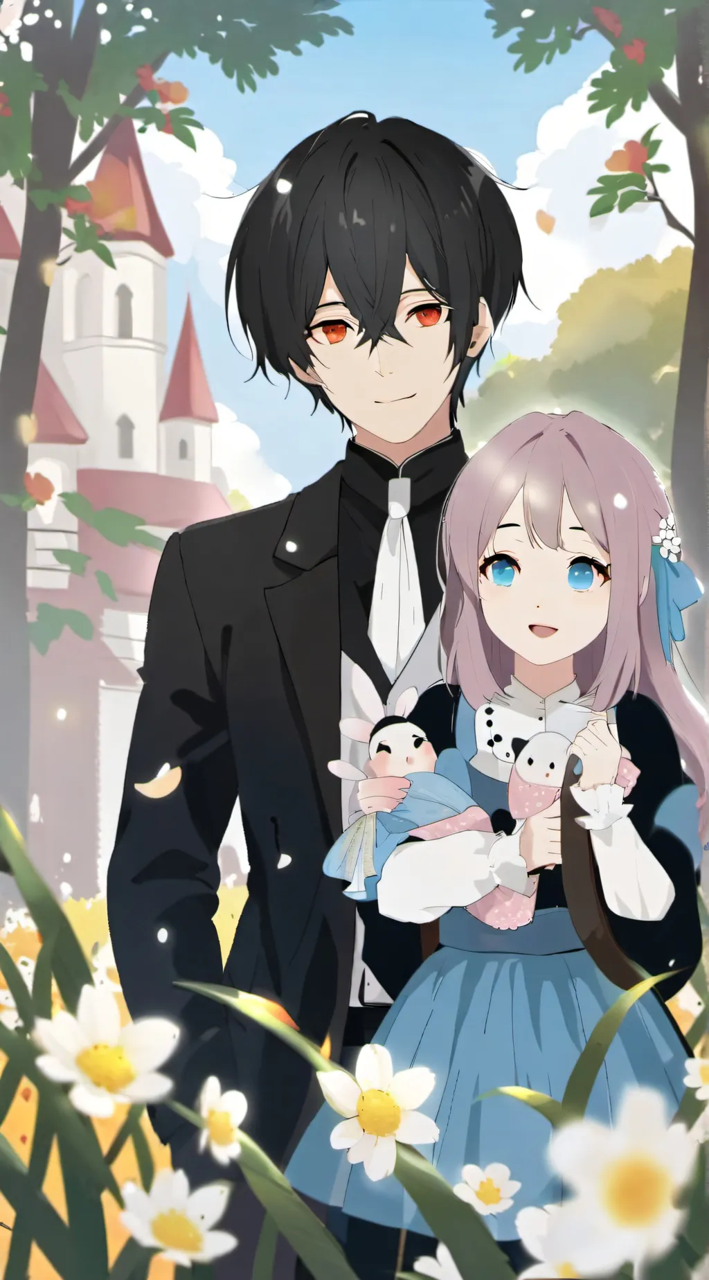 ai character: kim  background