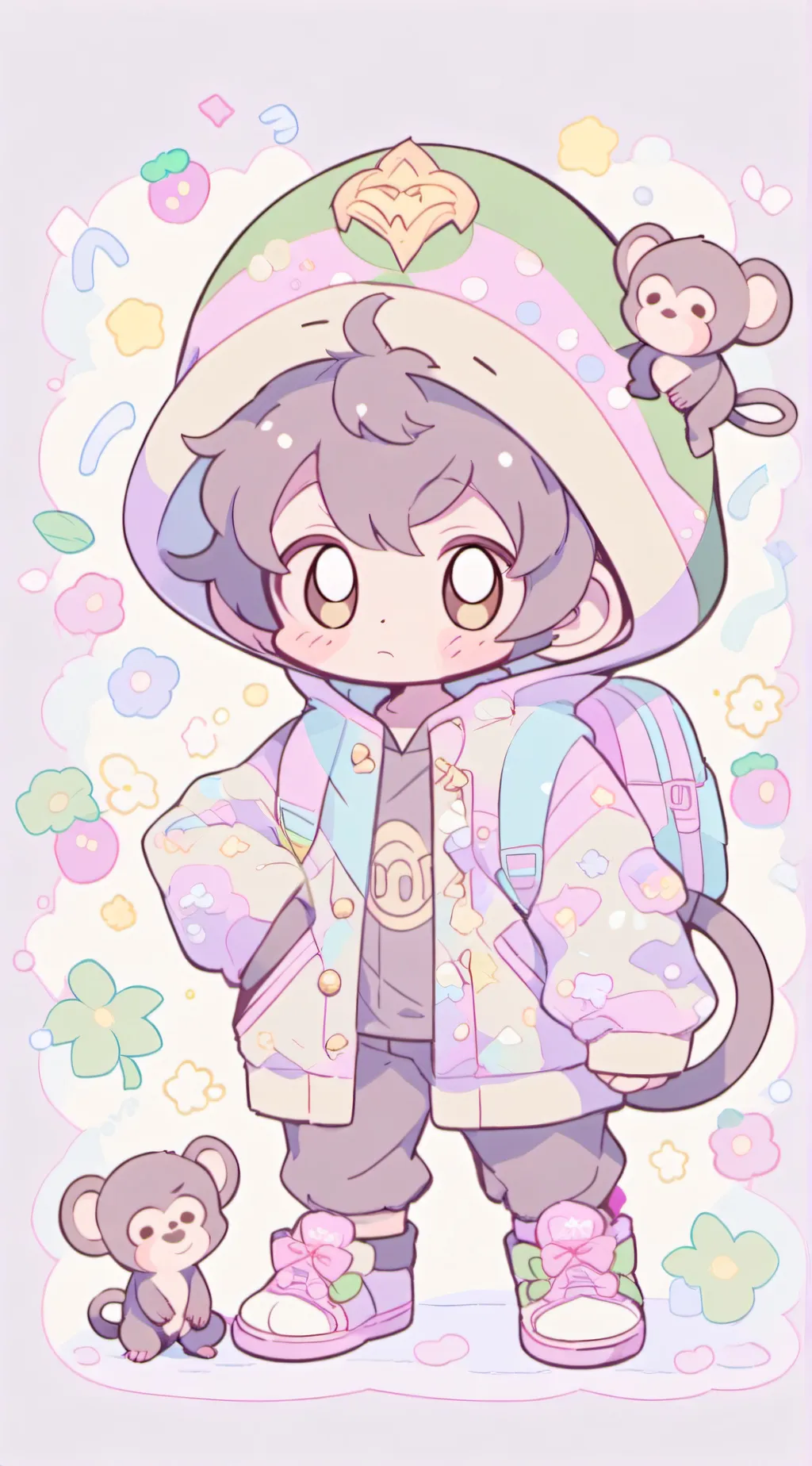 ai character: Zip background