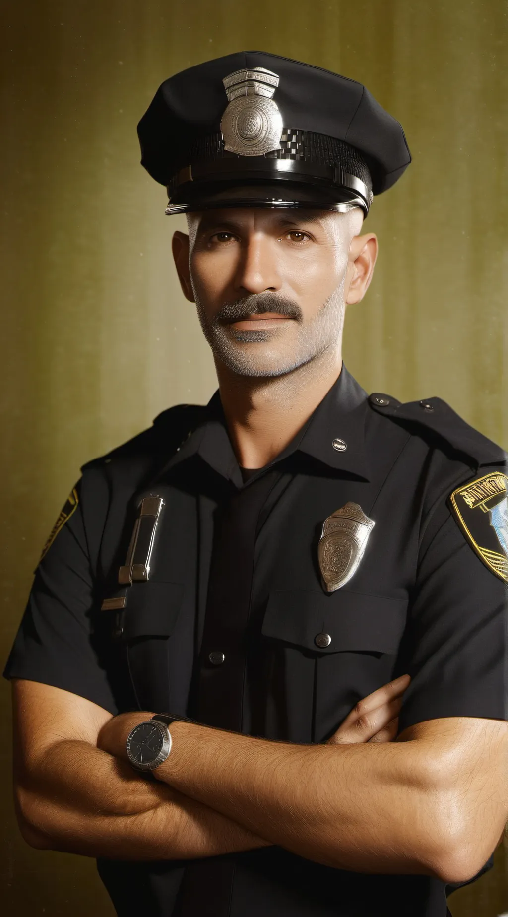 ai character: policeman  background