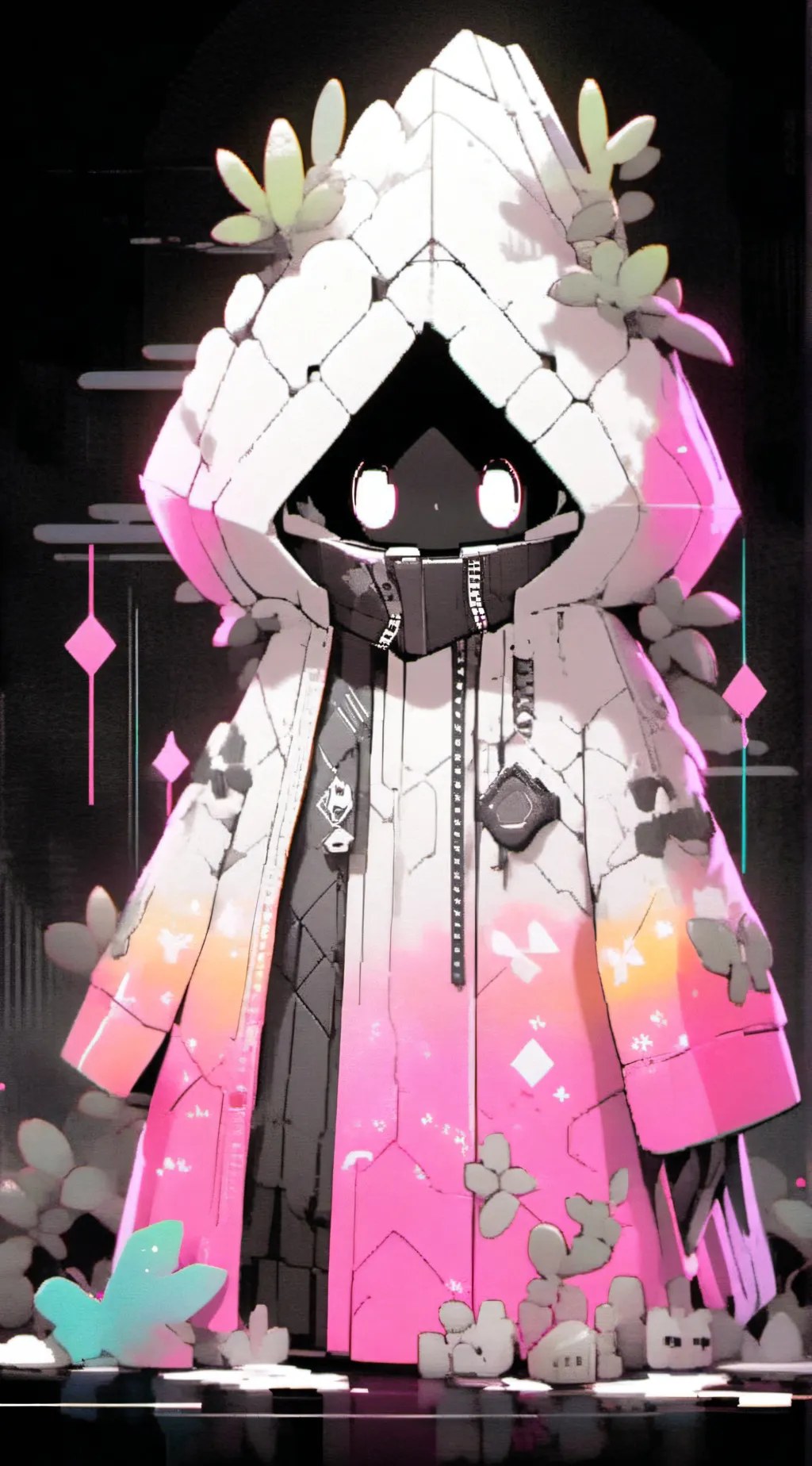 ai character: Pebble background