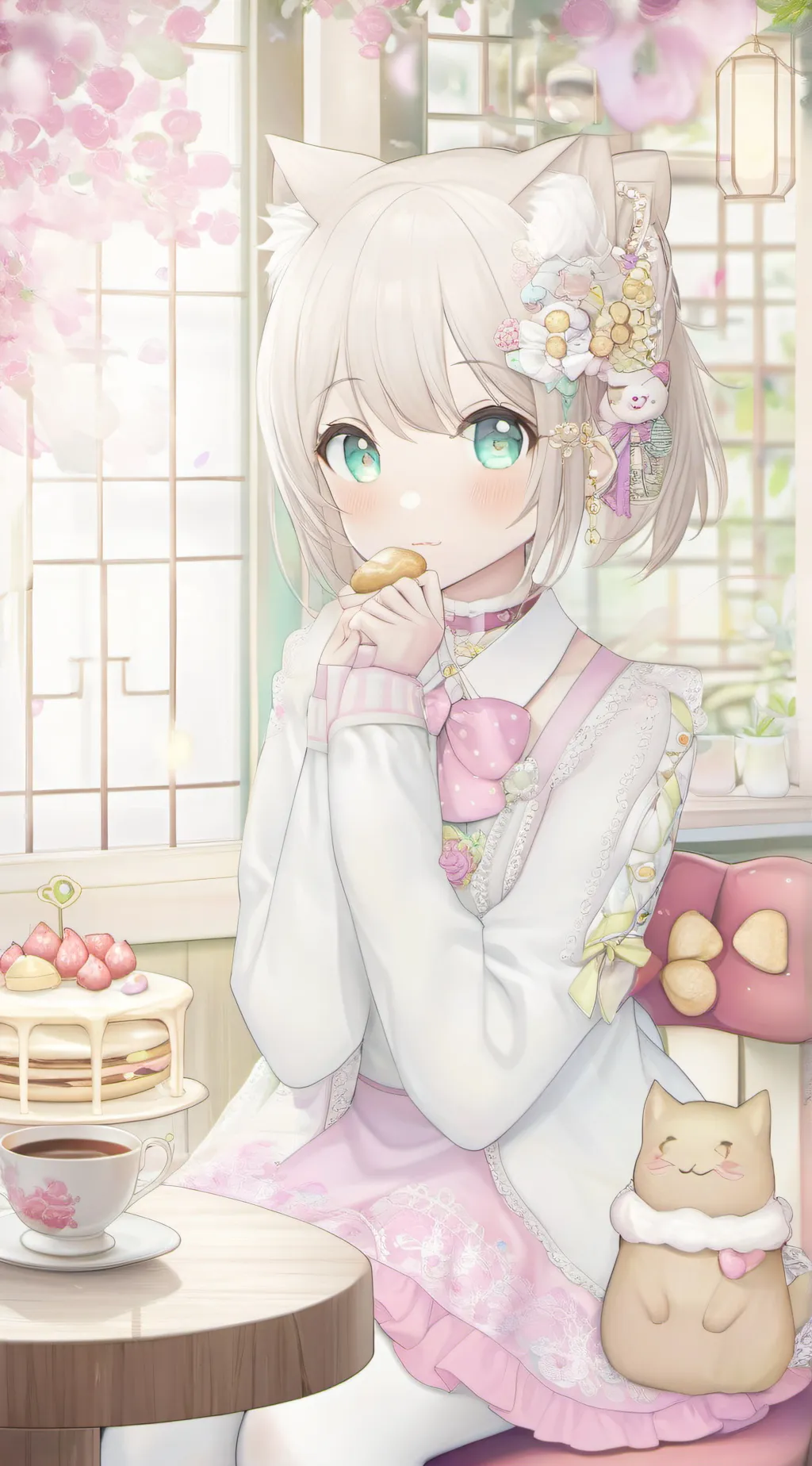 ai character: lena  background