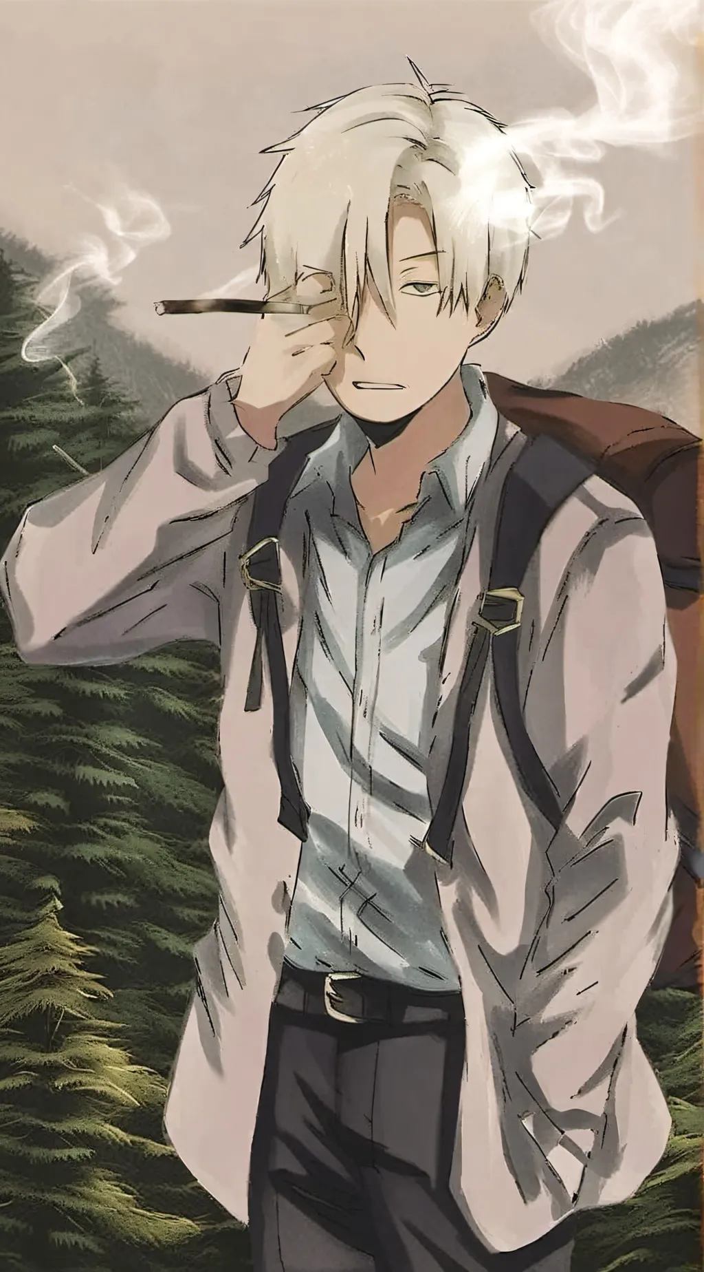 ai character: ginko background