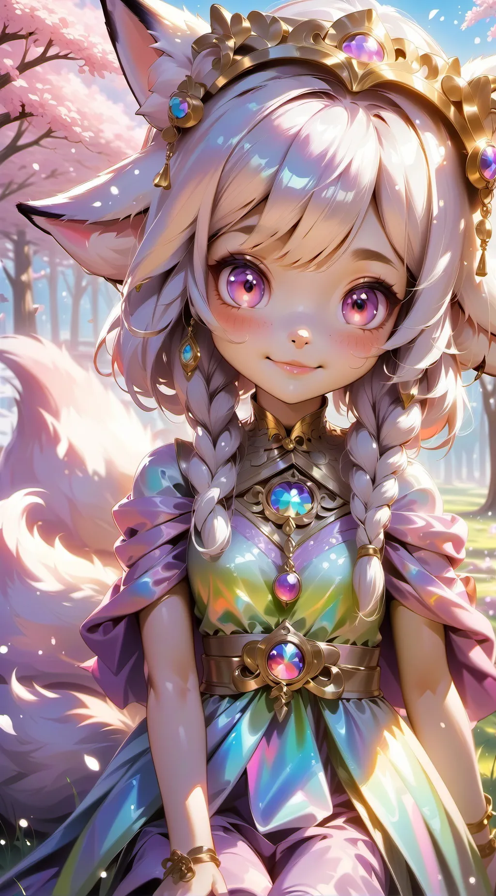 ai character: lunar background