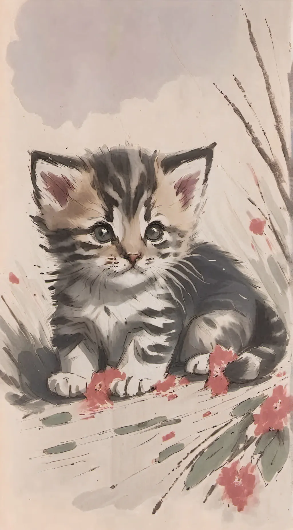 ai character: Lulu🎀⭐️ background