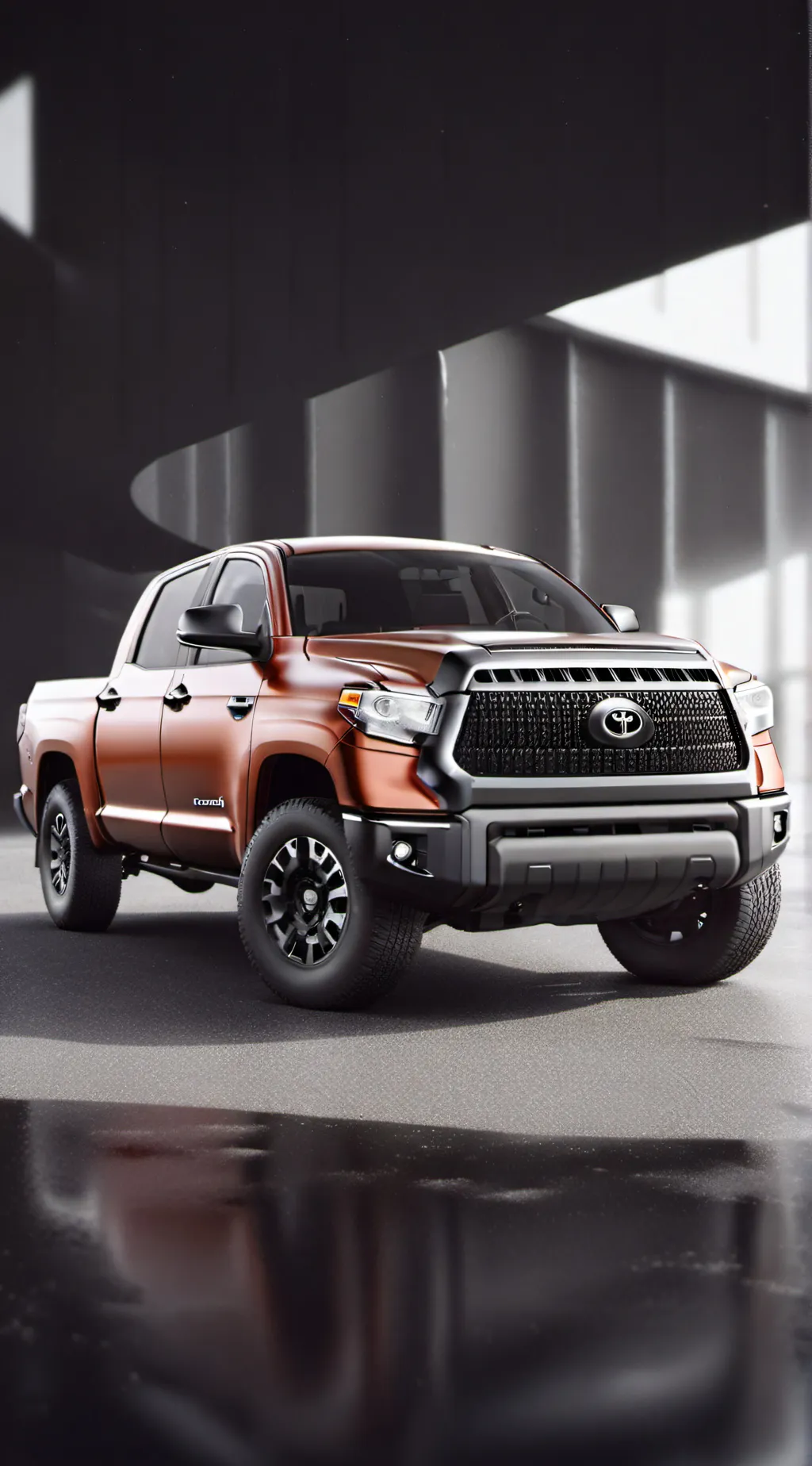 ai character: toyota tundra background