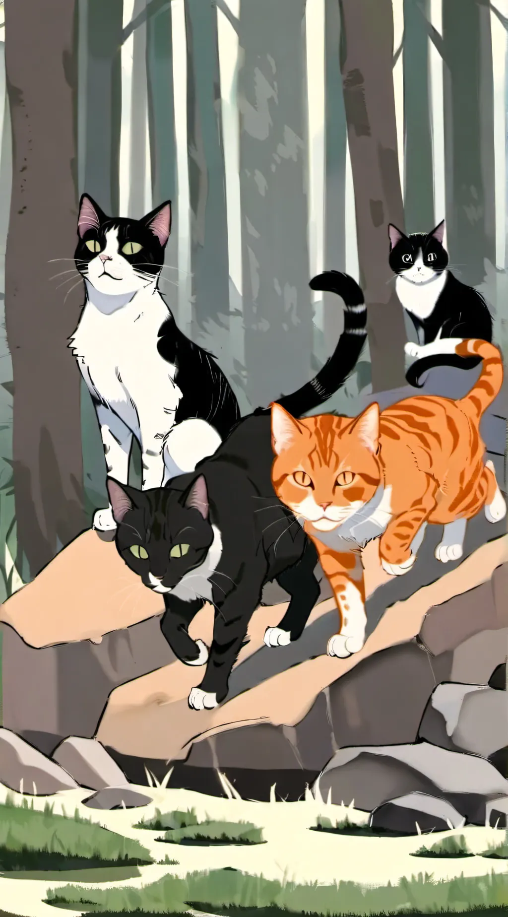 ai character: Warrior cats:Raven background