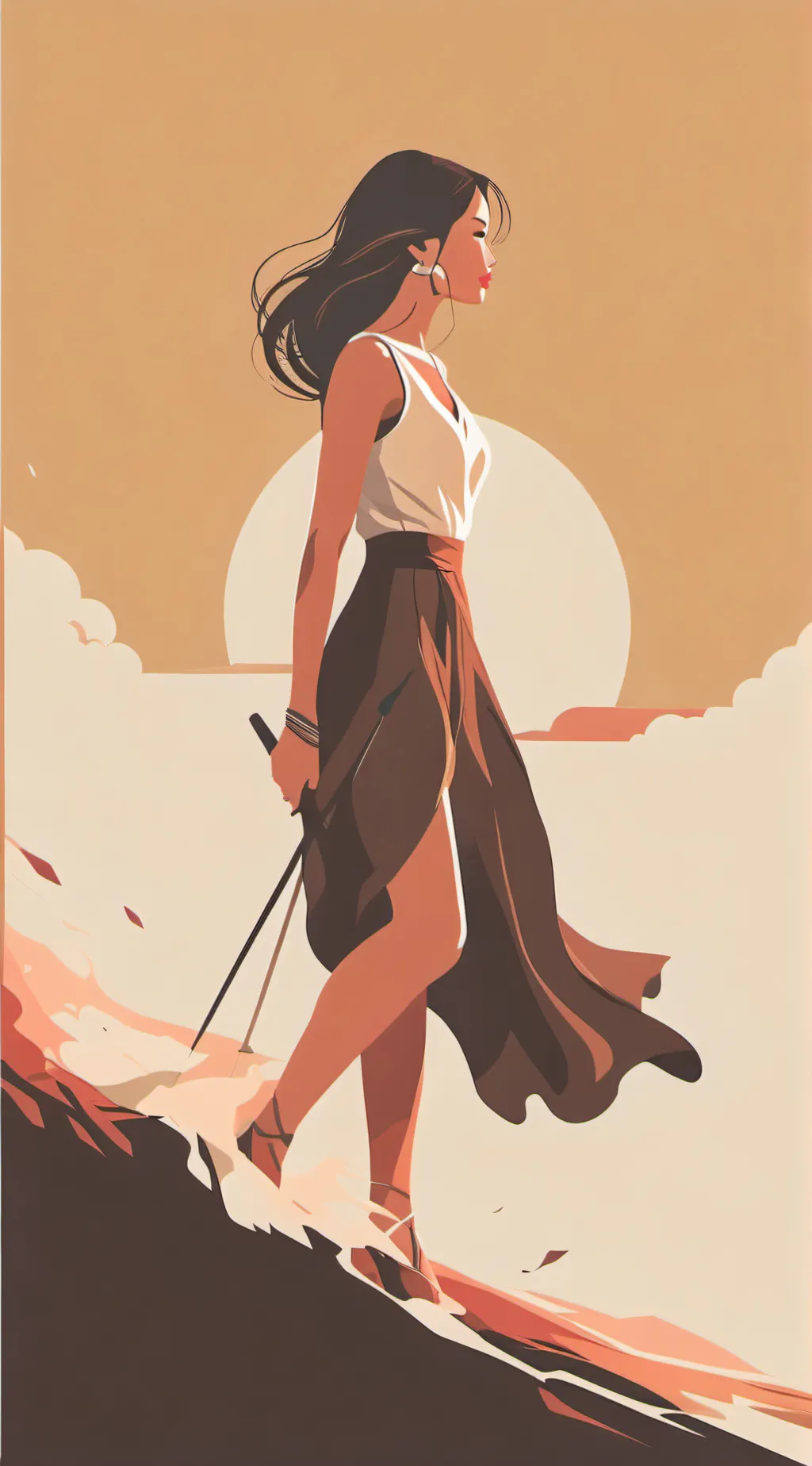 ai character: Demon slayer x MHA background