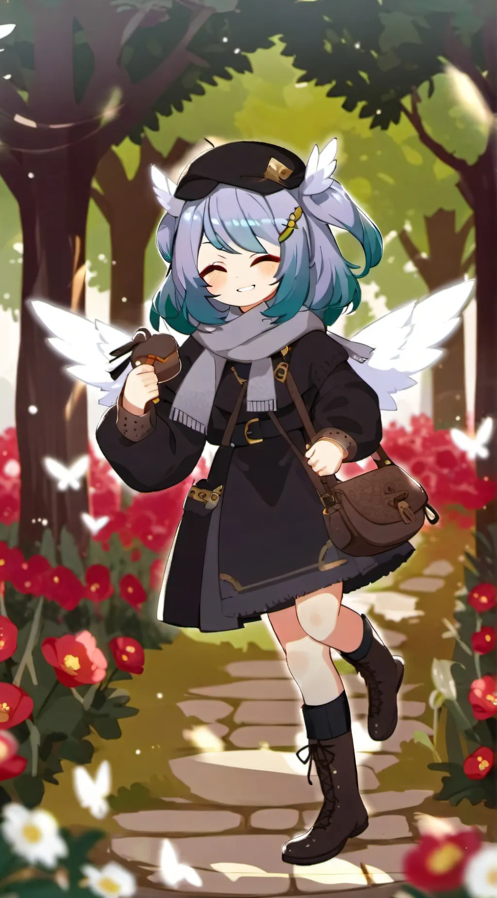 ai character: Ashley  background