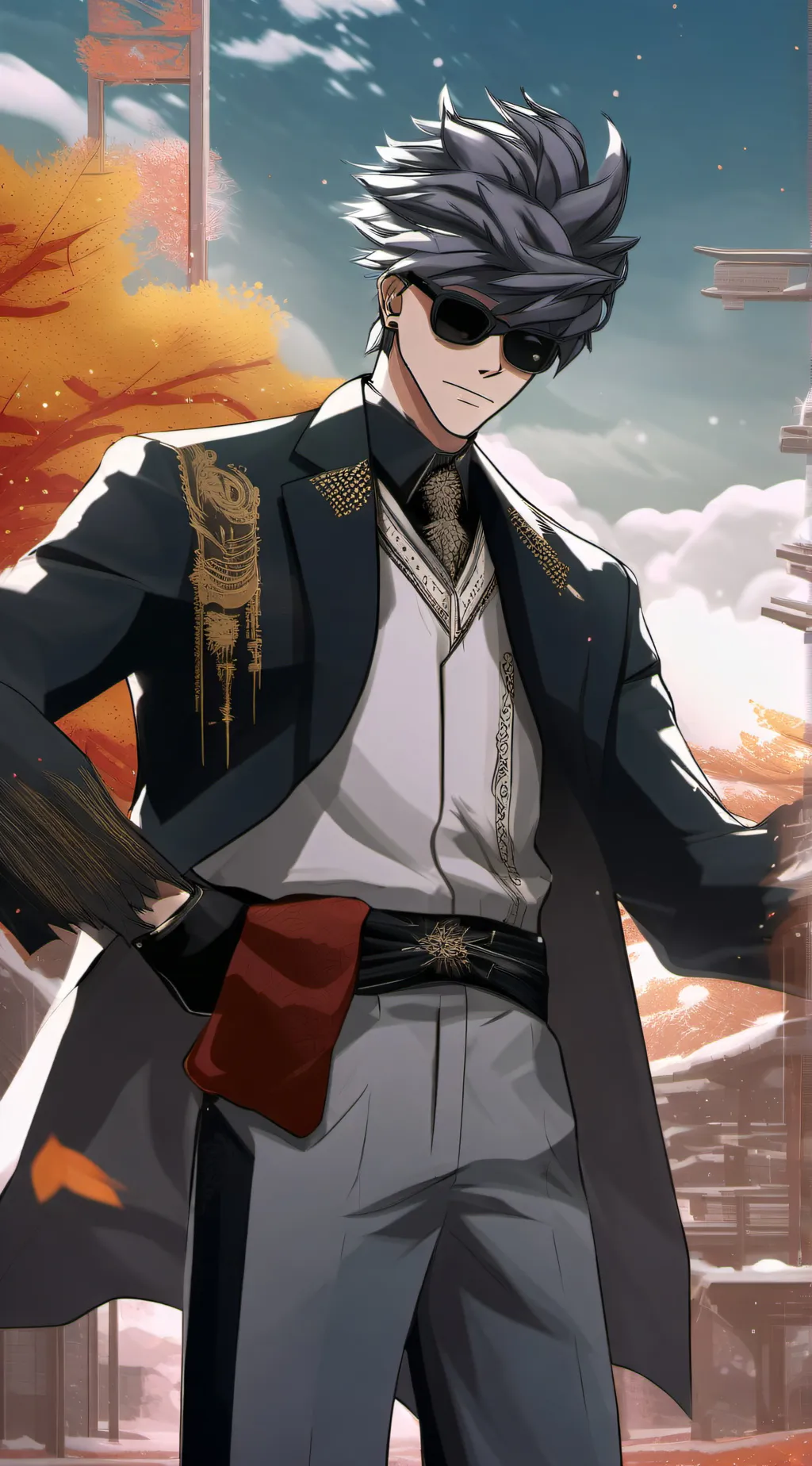 ai character: gojo background