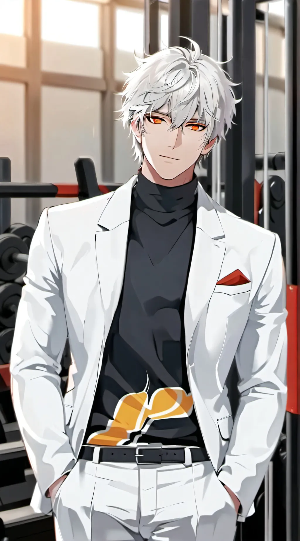 ai character: Sandy background