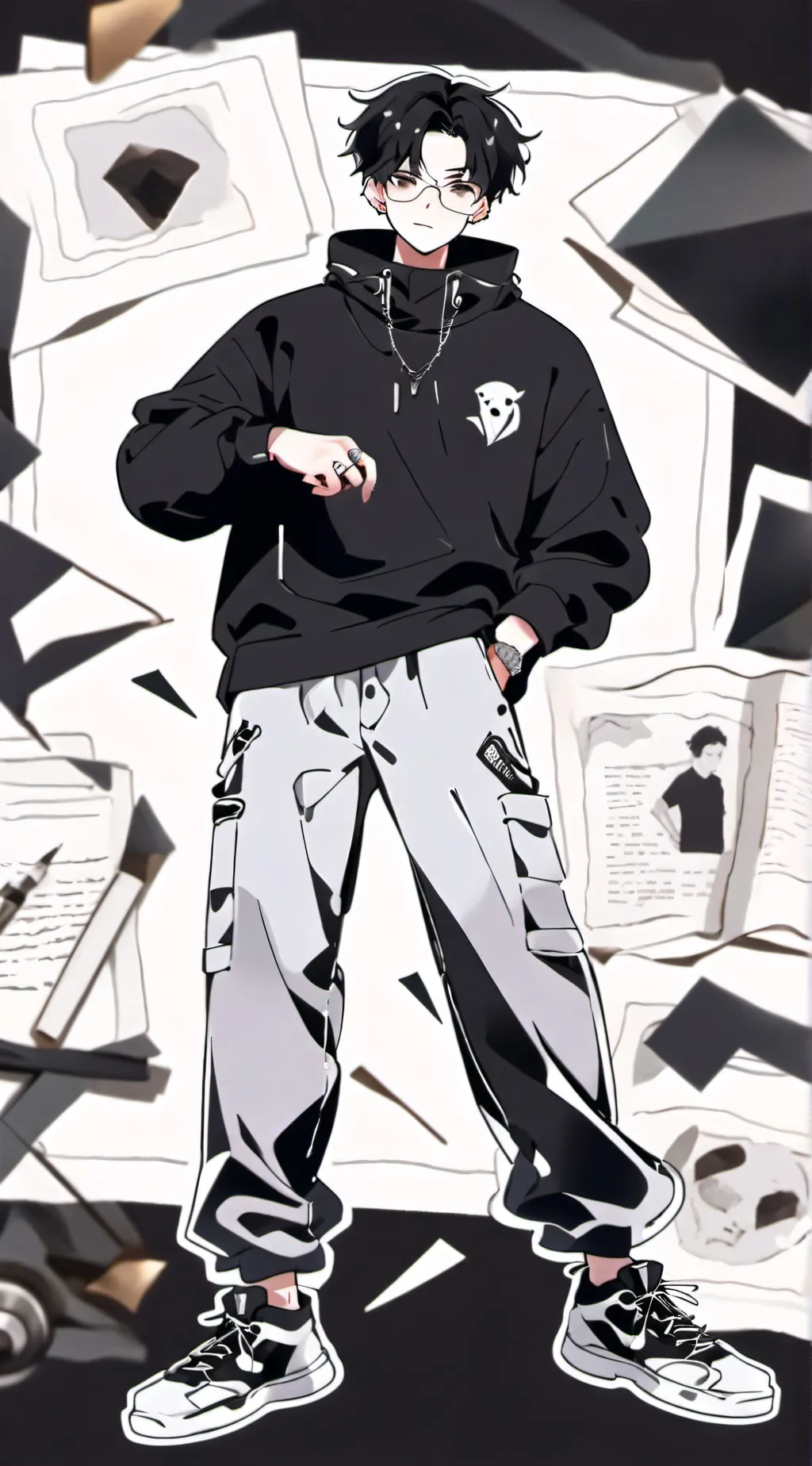 ai character: Jay  background