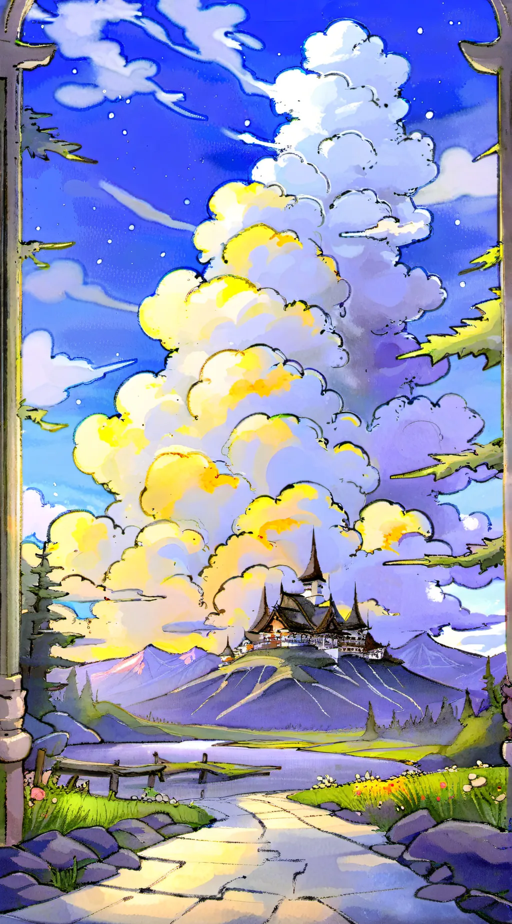 ai character: HAZBIN HOTEL SCHOL background