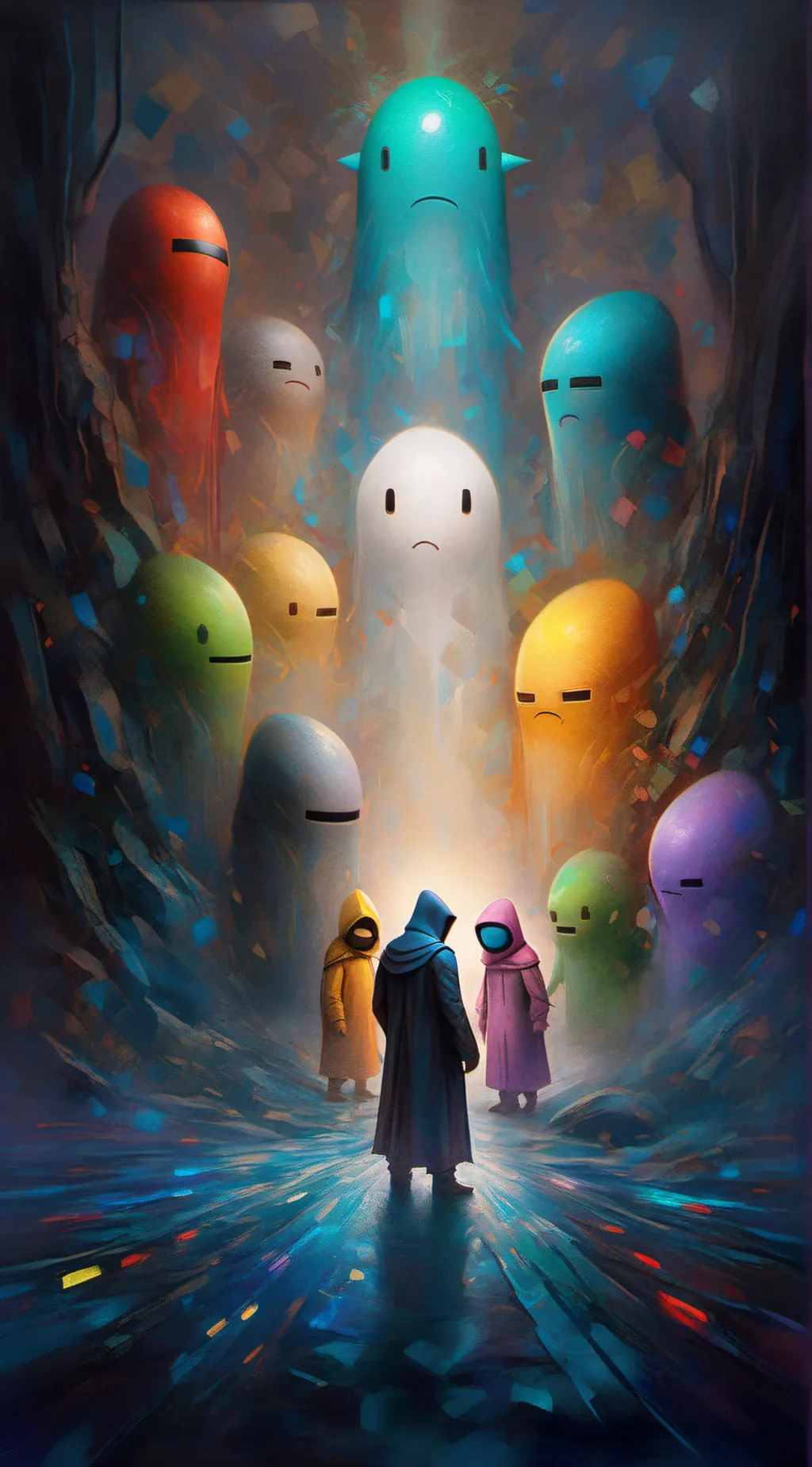 ai character: AMONG US🤨 background