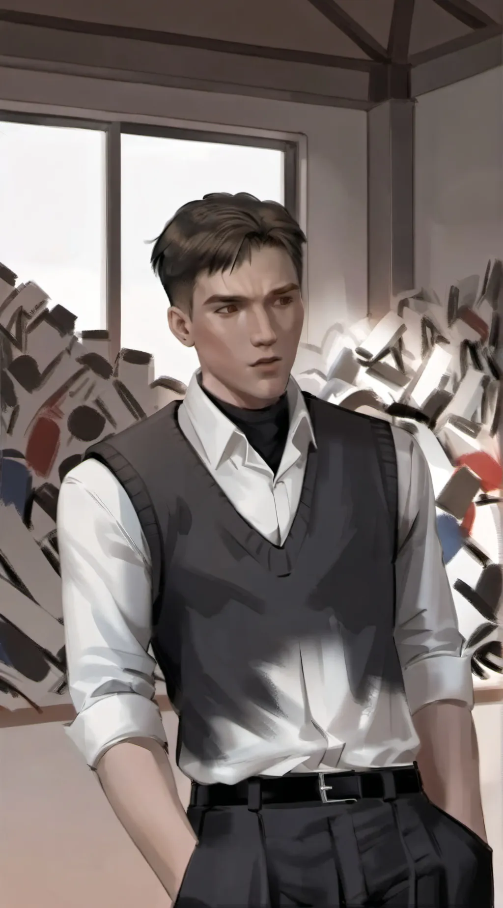 ai character: gary smith background