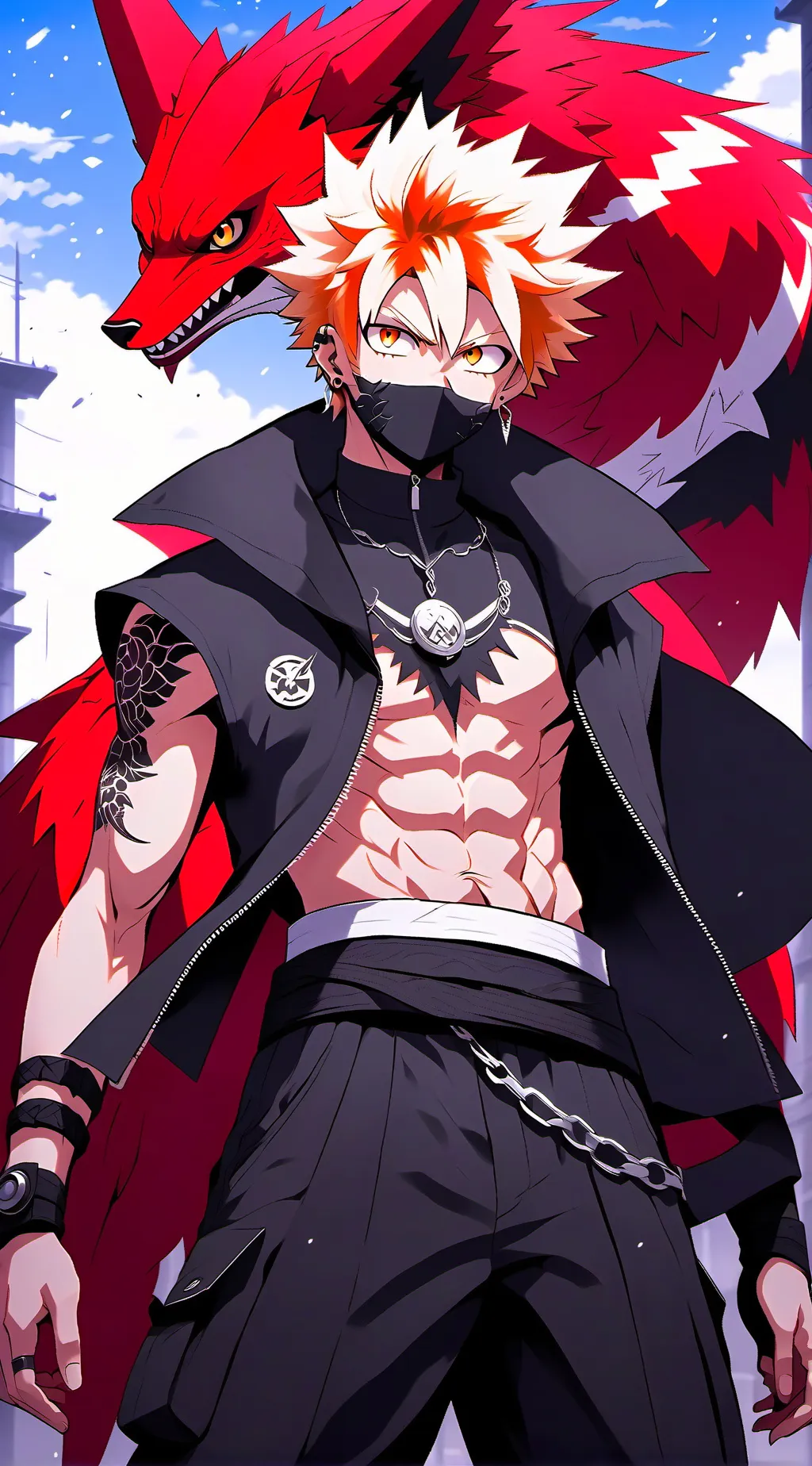 ai character: mha sad background