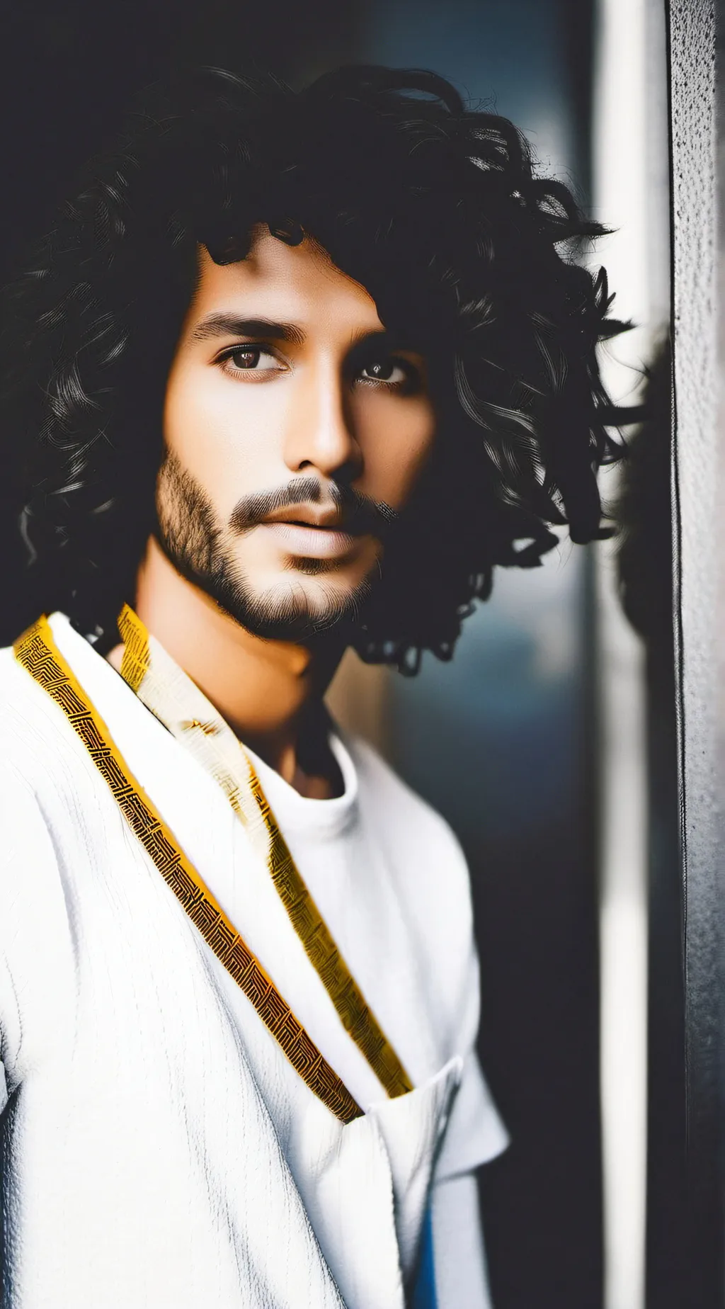 ai character: Hairy background