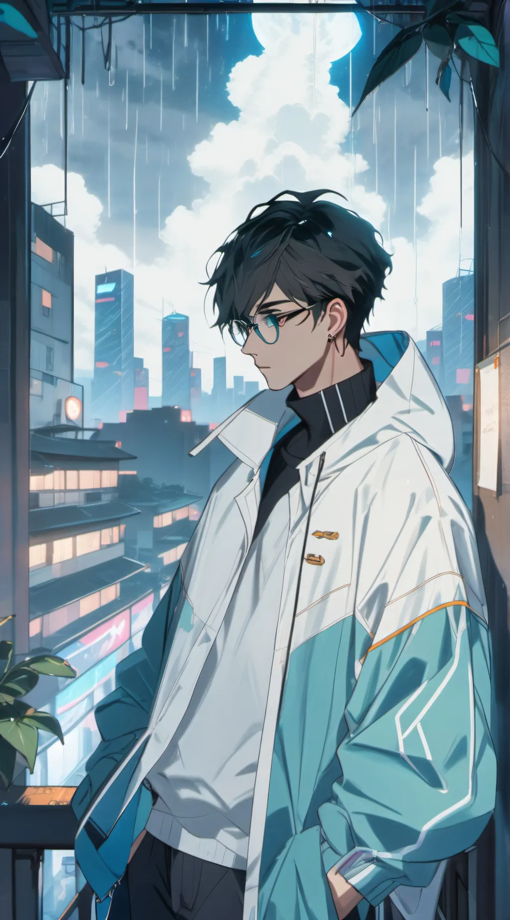 ai character: Theo background