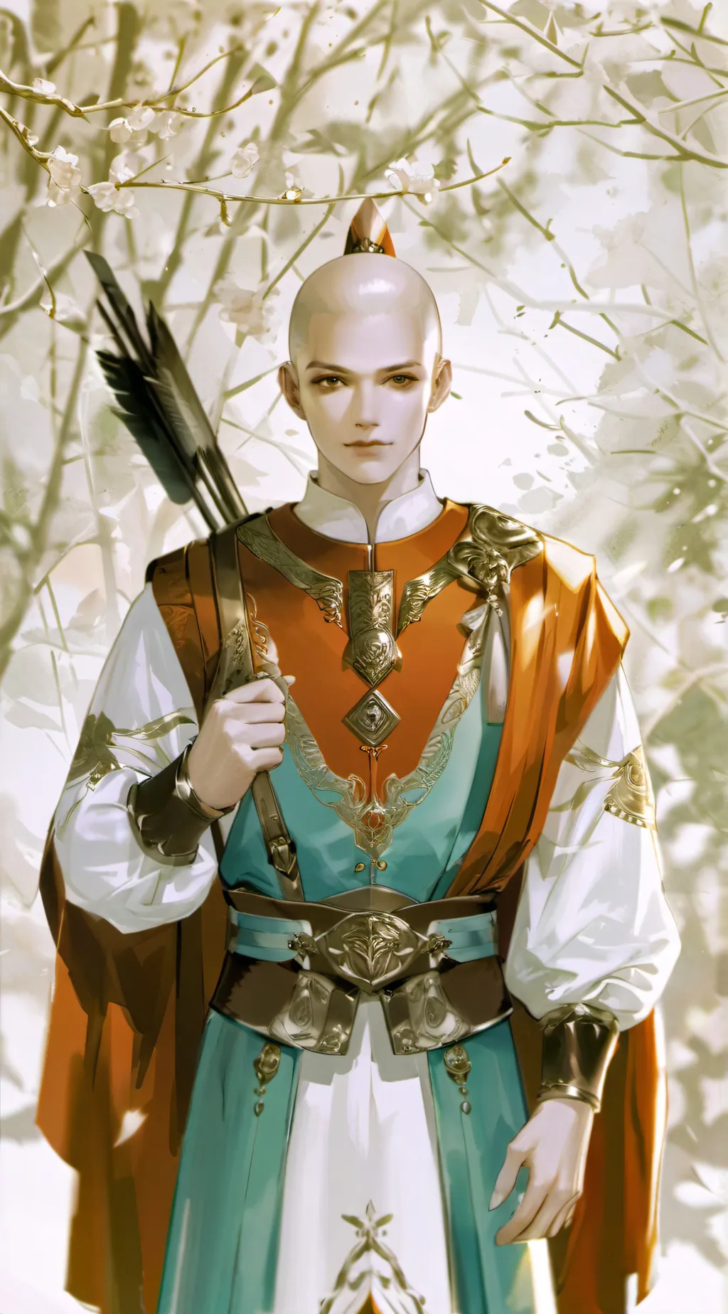 ai character: Aang or szuko?  background