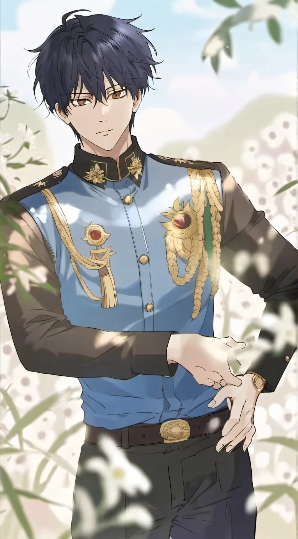 ai character: Megumi  background