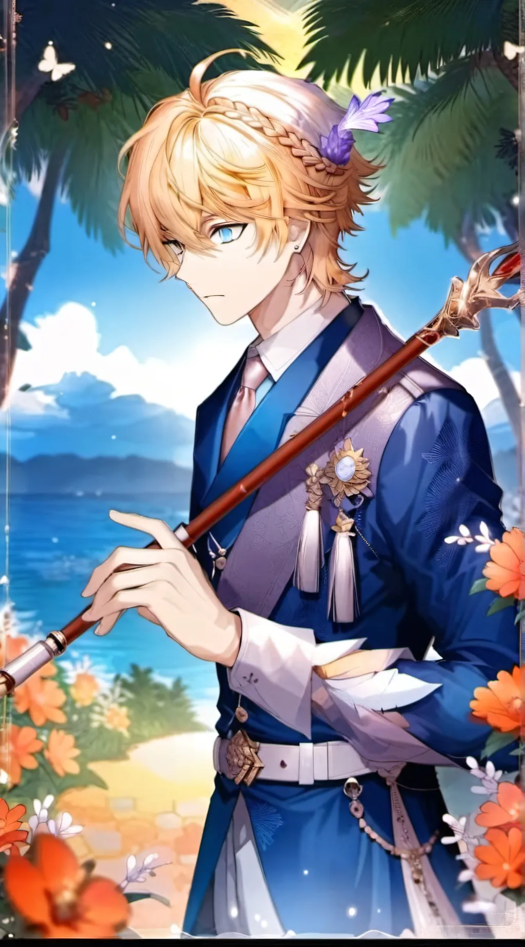 ai character: Maiky background