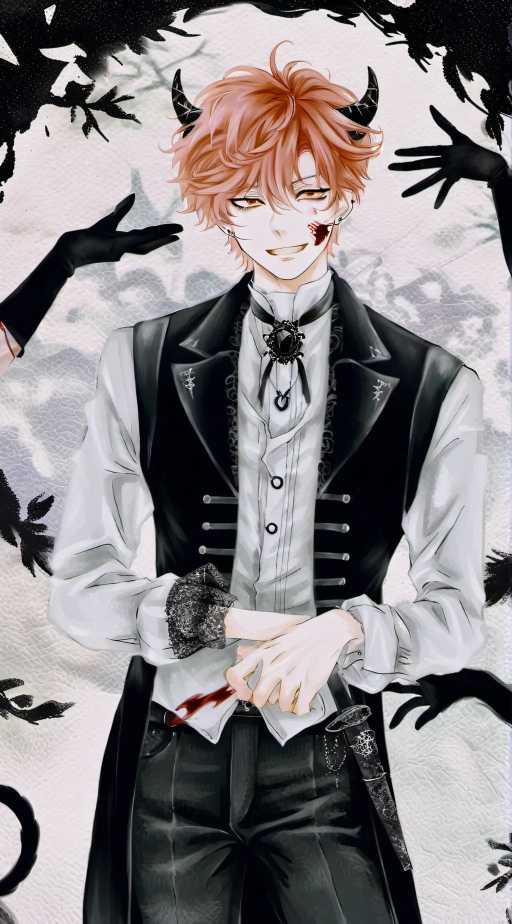 ai character: Bloodbone❤️‍🩹 background